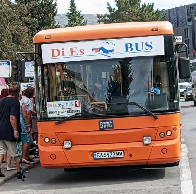 Autobus nr 1 Słoneczny Brzeg – trasa i rozkład jazdy