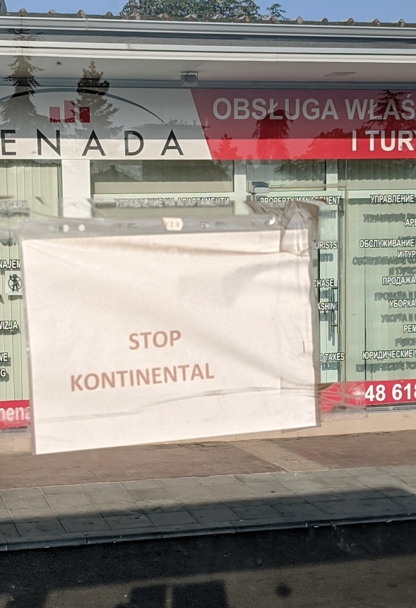 kontinental przystanek w strone nesebaru | Słoneczny Brzeg