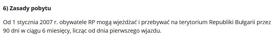 jak dlugo mozna legalnie przebywac w bulgarii przepisy | Słoneczny Brzeg